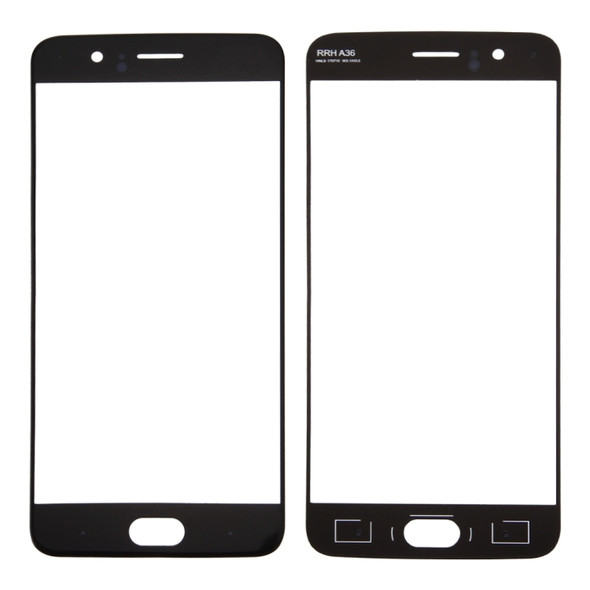 For OnePlus 5 Front Screen Outer Glass Lens(Black)