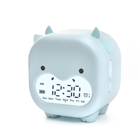 Mavericks Digital Alarm Clock Student Voice Timekeeping Timer Wake-Up Light Alarm(Blue)