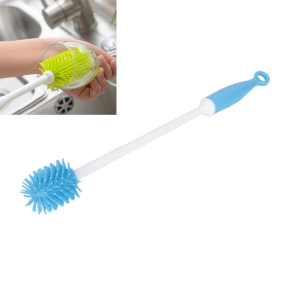 Bottle Cleaning Brush Long Handle Narrow Neck Bottle Brush(Blue)