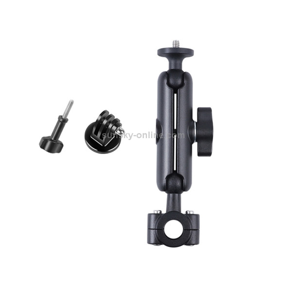 21mm Ballhead Car Front Seat Handlebar Fixed Mount Holder with Tripod Adapter & Screw for GoPro HERO9 Black / HERO8 Black /HERO7 /6 /5, DJI Osmo Action, Insta360 One R and Other Action Cameras