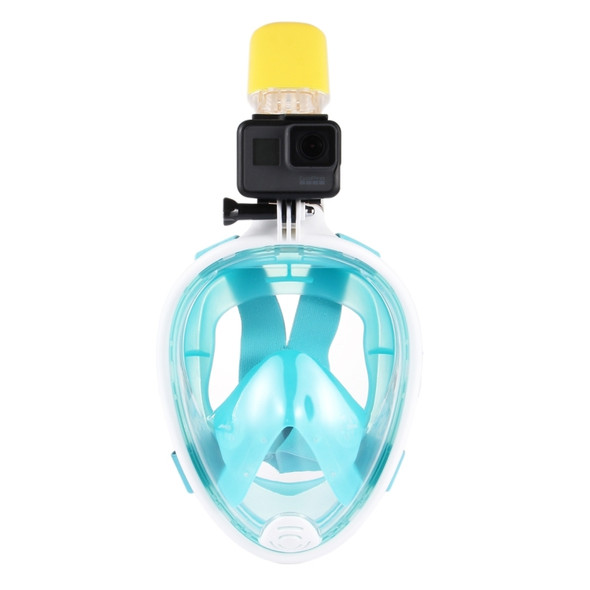 PULUZ 220mm Tube Water Sports Diving Equipment Full Dry Snorkel Mask for GoPro  NEW HERO /HERO6   /5 /5 Session /4 Session /4 /3+ /3 /2 /1, Xiaoyi and Other Action Cameras, S/M Size(Green)