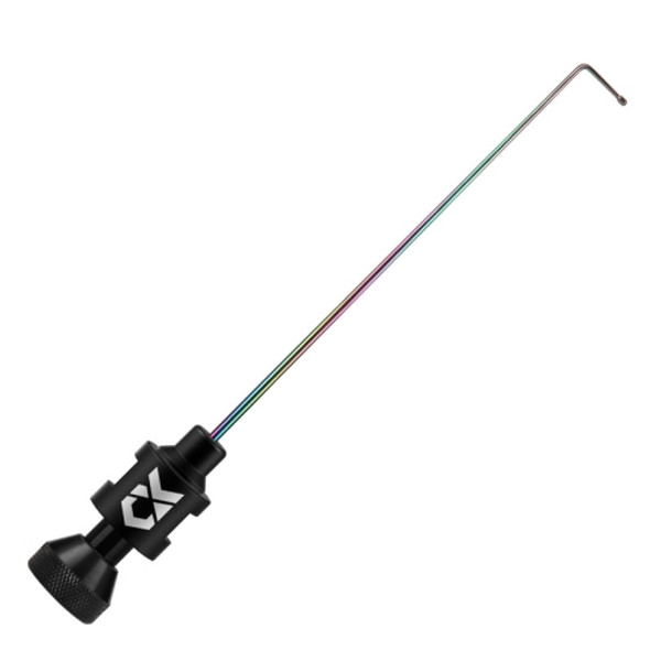 2 PCS CX Decoupling Device Stainless Steel Needle Crucian Fish Platform Fishing Guard(4.0mm Black)