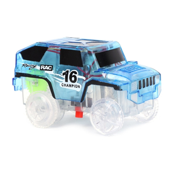 Magic Light-emitting Electric Rail Car Children Toy Car, Random Color Delivery, Style:No.16
