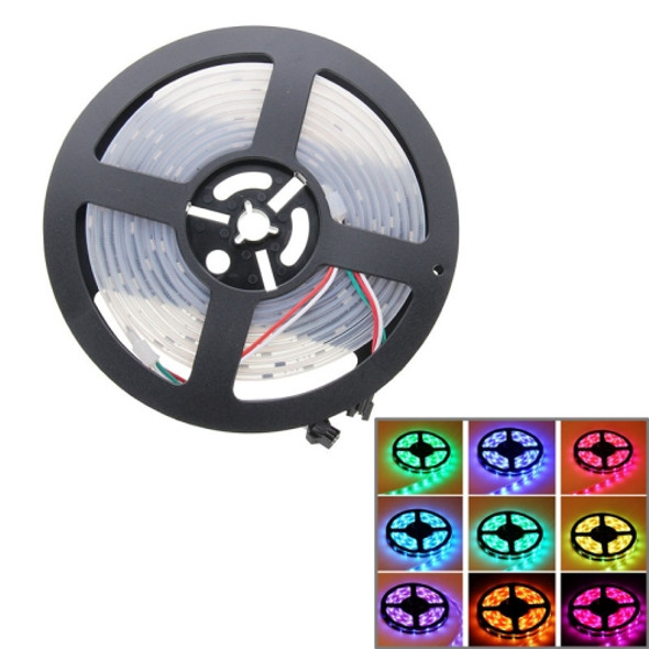 21.6W Casing Waterproof 5050SMD(IC 2811)RGB LED Light Strip, with LED Controller, 30 LED/m and Length: 5M