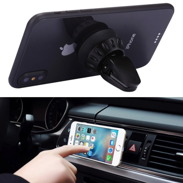 Silicone Sucker Universal Car Air Vent Phone Holder Stand Mount , For iPhone, Samsung, Sony, Lenovo, HTC, Huawei, and other Smartphones(Black)