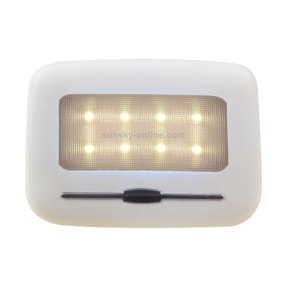 Car Interior Wireless Intelligent Electronic Products Car Reading Lighting Ceiling Lamp LED Night Light, Light Color:Yellow Light(White)