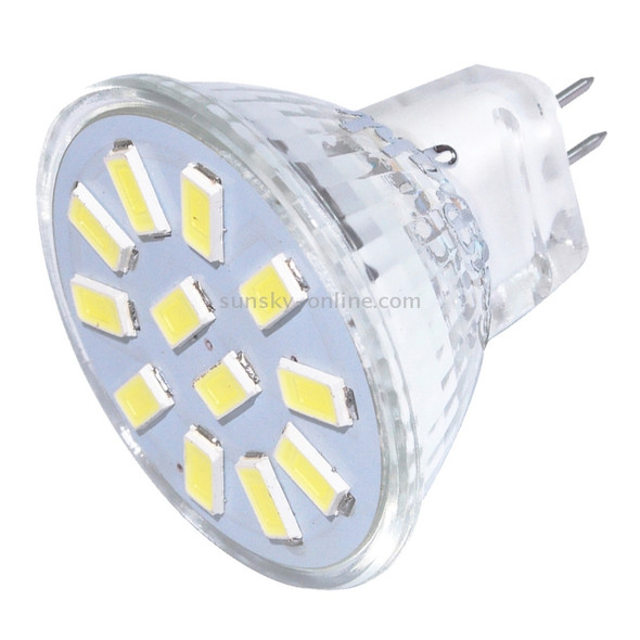 3W Spotlight Bulb, YouOKLight MR11 250LM 12 LED, DC 12V(Warm White)