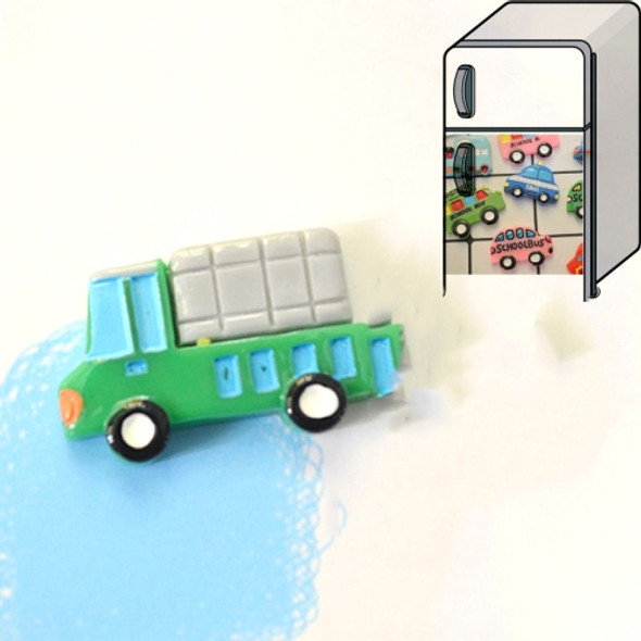 10 PCS Resin DIY Simulation Car Fridge Magnet Home Decoration(Small Truck)