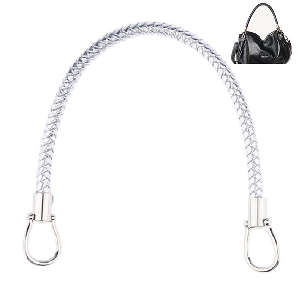 Bag Accessories Women Bag Hand Strap Woven Strap(Silver)