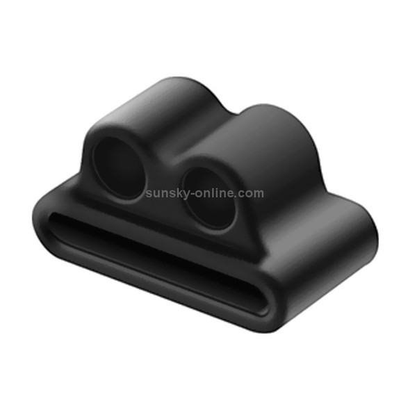 IMAK For AirPods 1 / 2 Wireless Earphones Silicone Anti-lost Storage Case(Black)