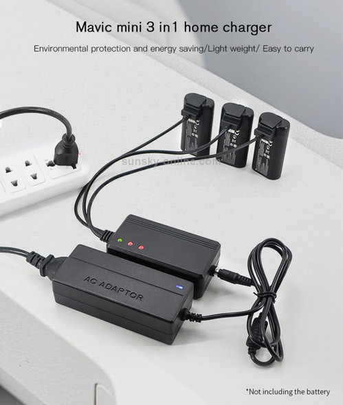 STARTRC 3 in 1 Travel Charger for DJI MAVIC Mini(EU Plug)