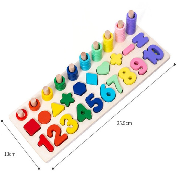 Numbers Cognition Building Blocks Magnetic Fishing Educational Toy For Children, Style: 3-in-1