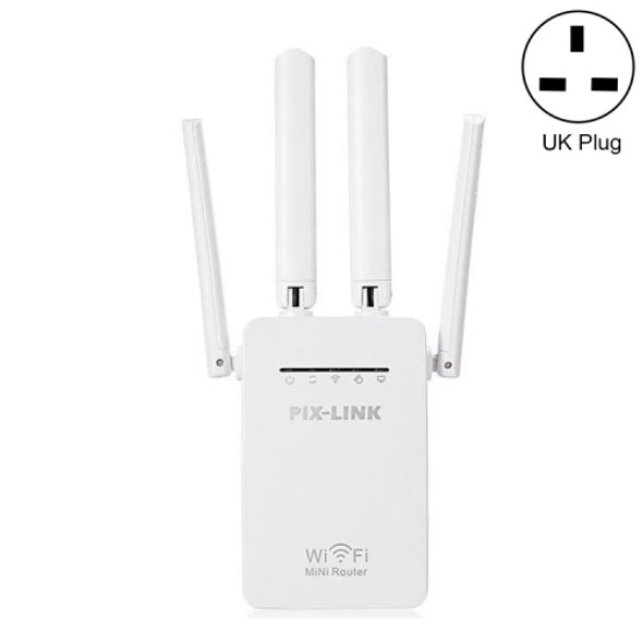 PIX-LINK LV-WR09 300Mbps WiFi Range Extender Repeater Mini Router(UK Plug)