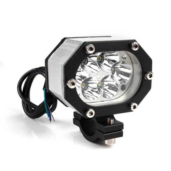 60W 6000K 12-24V Motorcycle Headlight Car LED Work Light White Light Flash Fog Light