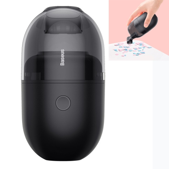 Baseus C2 Desktop Capsule Vacuum Cleaner Household Wireless Portable Mini Handheld Powerful Vacuum Cleaner(Black)