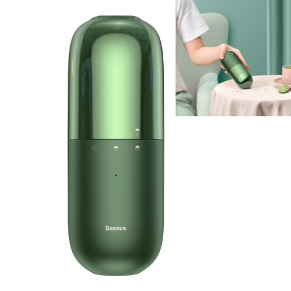 Baseus C1 Capsule Vacuum Cleaner Household Wireless Portable Mini Handheld Powerful Vacuum Cleaner(Green)