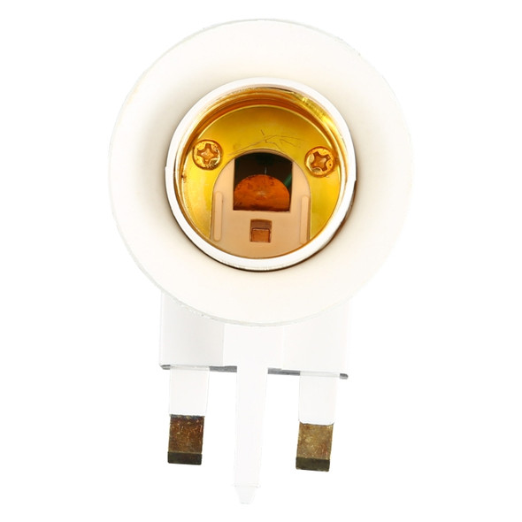 E27 Socket Type Light Holder Base Lamp Holder Converter with Switch, UK Plug