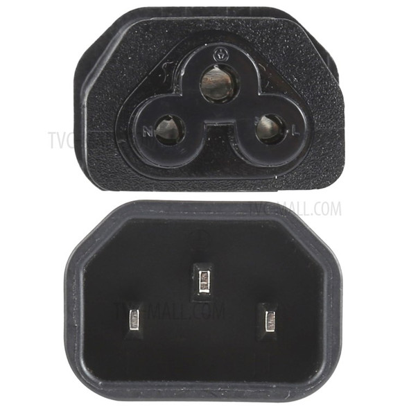 C5 to C14 AC Power Plug Adapter Converter Socket