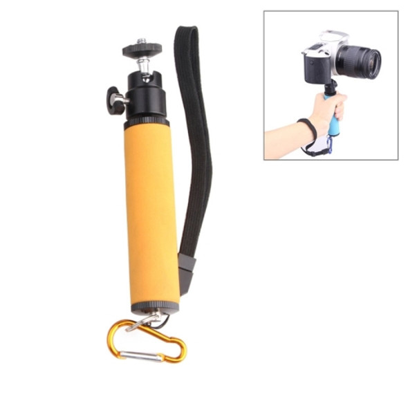 LED Flash Light Holder Sponge Steadicam Handheld Monopod with Gimbal for SLR Camera(Orange)