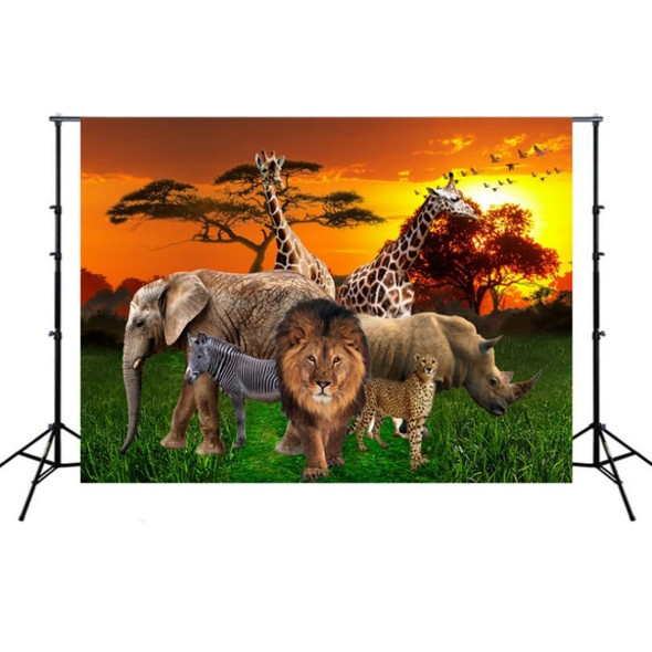 2.1m x 1.5m Grassland Lion Animal Photography Background Cloth(W106)