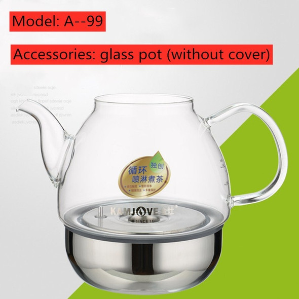 KAMJOVE Tea Maker Health Pot Glass Accessories, Model:A-99 Glass Pot