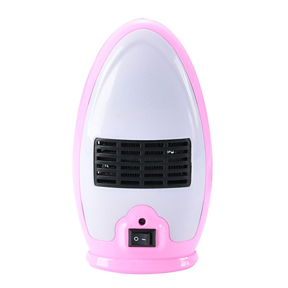 Desktop Mini Fan Heater Energy-Saving Air Household Dryer(Pink)