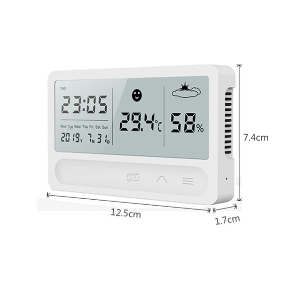 EXPED SMART LED Large Screen Electronic Thermometer Indoor Multifunctional Digital Clock Hygrometer