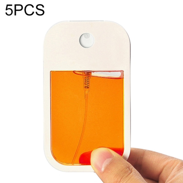 5 PCS 45ml Portable Card Small Watering Can Sterilized Alcohol Spray Bottle Toner Perfume Bottle