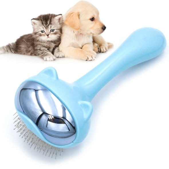 Pet Space Cat Comb Grooming Needle Combing Dog Hair Removal Brush(Blue)