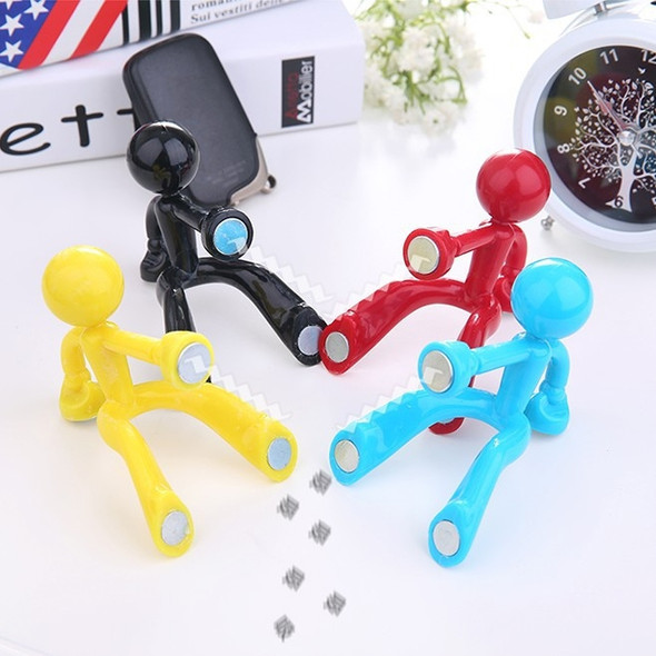 2 PCS Cute Humanoid Strong Magnet Key Hanger Multifunctional Magnetic Refrigerator Magnet, Random Color Delivery