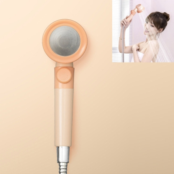 2 PCS Bathroom Shower Hand Shower Sprinkler, Style:Adjustable Sprinkler(Toast Orange)