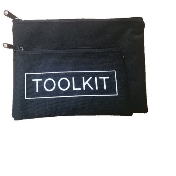 Oxford Cloth Simple Kit Repair Tool Storage Zipper Bag, Size:19 x 11cm