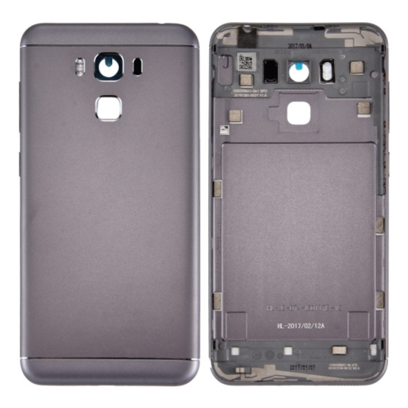 Aluminum Alloy Back Battery Cover for Asus ZenFone 3 Max / ZC553KL (Grey)