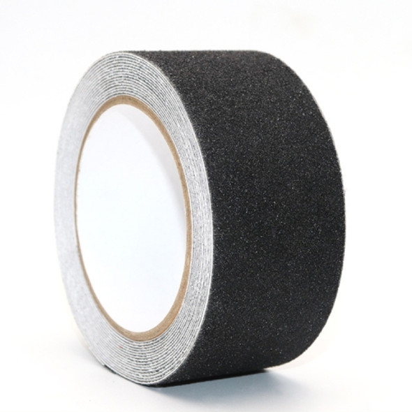 4 PCS Sands Anti-Slip Tape Ground Sticking Line Wear-resistant Stair Step Warning Tape Black 5cm x 5m