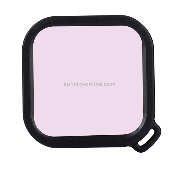 Square Housing Diving Color Lens Filter for Insta360 ONE R 4K Edition / 1 inch dition(Pink)