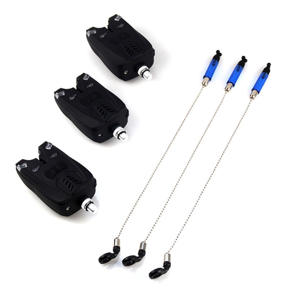 YR019 Electronic Fishing Alarm + Swinger Set High Sensitivity European Style Throwing Rod Sea Rod Biting Hook Alarm