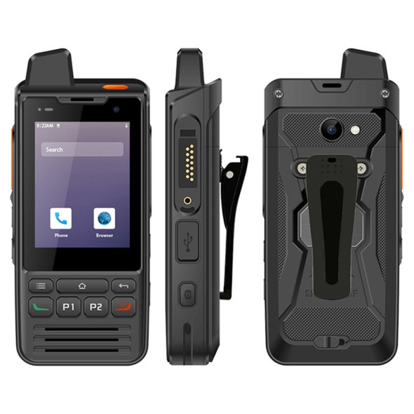 UNIWA F60 Walkie Talkie Rugged Phone, 1GB+8GB, IP68 Waterproof Dustproof Shockproof, 5300mAh Battery, 2.8 inch Android 9.0 MTK6739 Quad Core up to 1.3GHz, Network: 4G, SOS, OTG, NFC(Black)