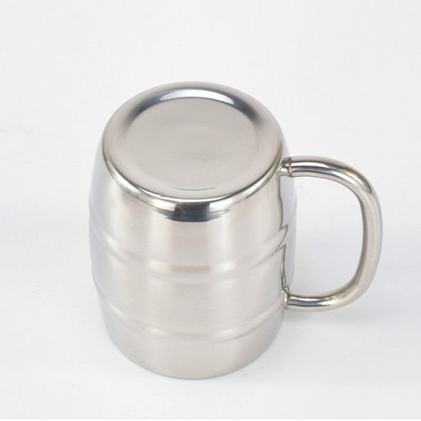 Stainless Steel Beer Cup Mugs Outdoor Camping Western Tea Coffee Cup Insulated Portable Water Cup Drinkware with Handle