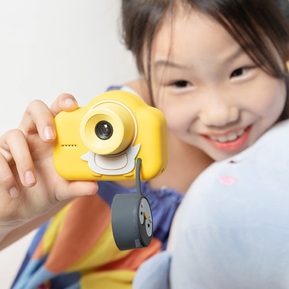 Polar Species Photographable Video HD Portable Cartoon Mini Children Camera, Style:Camera + 32GB TF Card(Yellow)