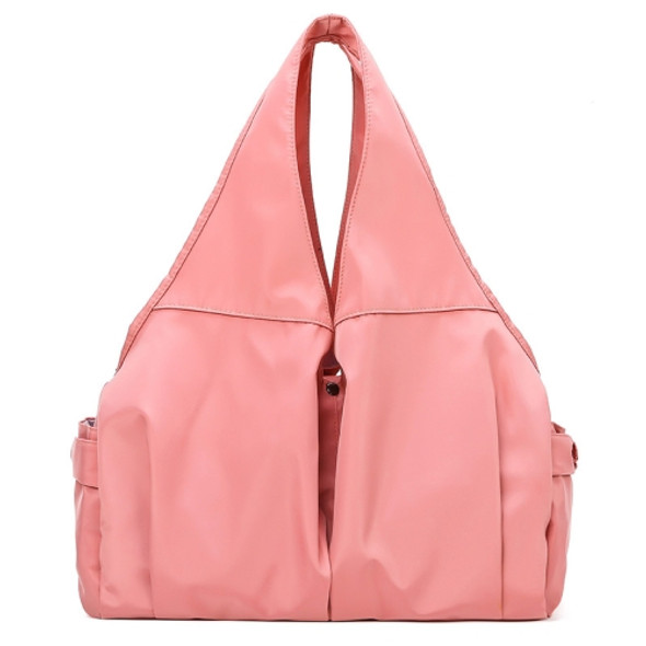 Female Dry And Wet Separation Sports Gym Bag Handbag Duffel Bag Short Distance Light Swimming Bag(Deep Pink )