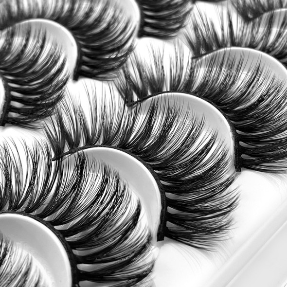 20 Pairs Of Thick False Eyelashes Handmade 3D False Eyelashes, Specification: 20-10