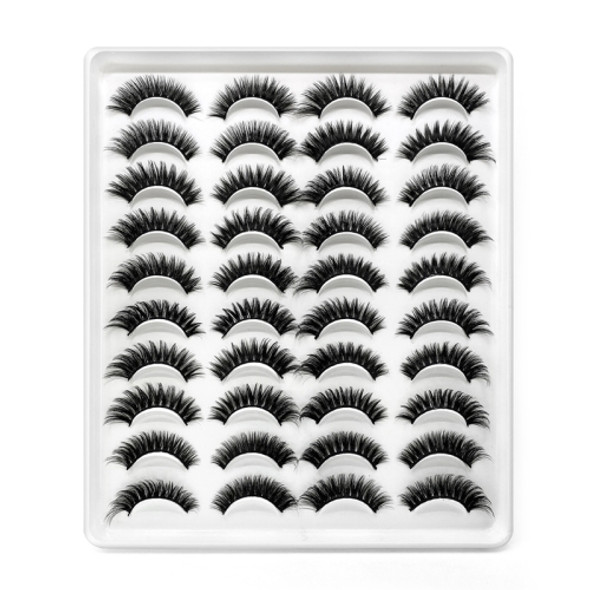 20 Pairs Of Thick False Eyelashes Handmade 3D False Eyelashes, Specification: 20-8