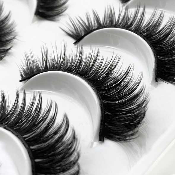 20 Pairs Of Thick False Eyelashes Handmade 3D False Eyelashes, Specification: 20-8