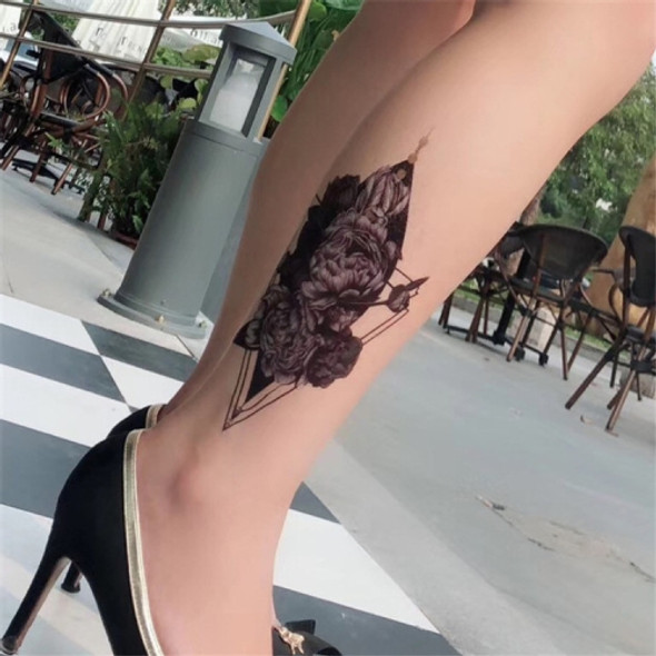 3 PCS Totem Half Arm Tattoo Sticker Waterproof Men And Women Flower Arm Tattoo Sticker(Flowers)