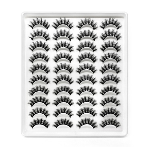 20 Pairs Of Thick False Eyelashes Handmade 3D False Eyelashes, Specification: 20-9