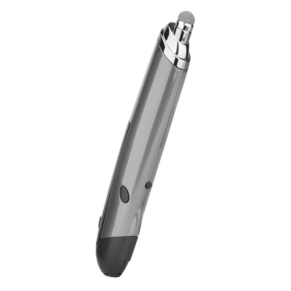 PR-08 1600DPI 6 Keys 2.4G Wireless Electronic Whiteboard Pen Multi-Function Pen Mouse PPT Flip Pen(Silver Gray)
