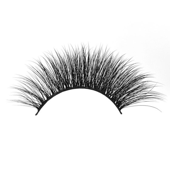 1 Pair Set 3D Mink Eyelashes Natural Thick False Eyelashes(#69)