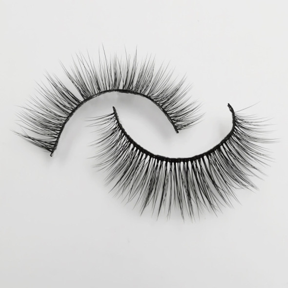 2 PCS 4 Pairs In One Box Handmade Mink False Eyelashes Slender And Long Three-Dimensional Multilayer Eyelashes(G101)