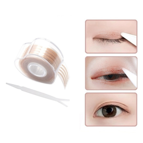 3 PCS Lace Mesh Double-Sided Seamless Invisible Natural Waterproof Double Eyelid Sticker(Love Grid-S Type)