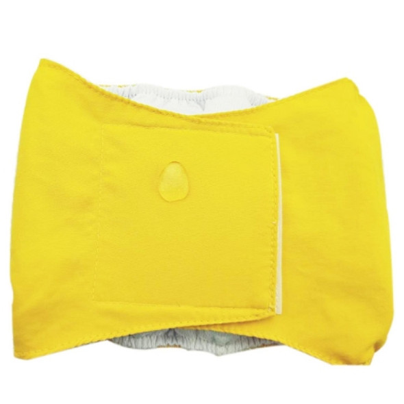 Male Dog Special Courtesy Belt Pet Physiological Pants, Size: XL(Yellow)